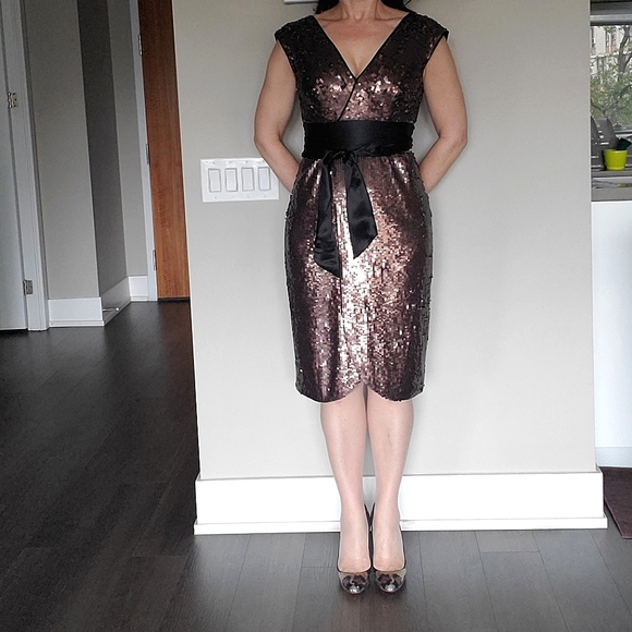 ๐ 3X HOST PICK ๐ BCBG MaxAzria Sequins Cocktail Dress - Picture 11 of 15